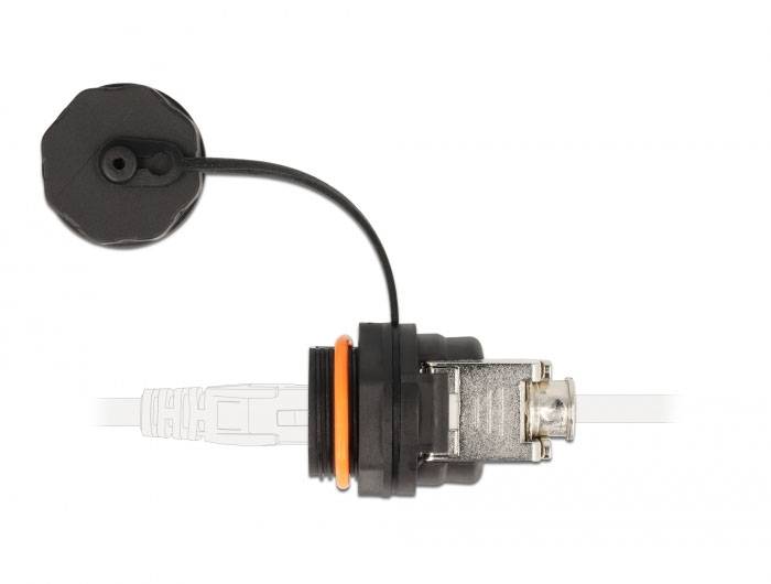 Delock RJ45 Netzwerk Adapter [1x RJ45-Buchse - 1x LSA] Schwarz