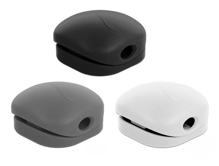 Delock Kabel-Halteclips (B x H) 36mm x 15mm 1 Set 18299