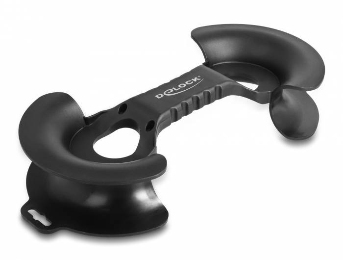 Delock 18434 Kabelhalter 18434 Schwarz 1St.