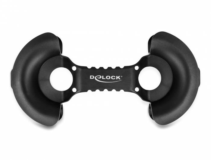 Delock 18434 Kabelhalter 18434 Schwarz 1St.