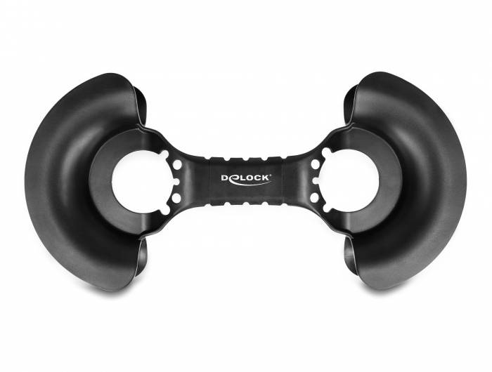 Delock 18435 Kabelhalter 18435 Schwarz 1St.