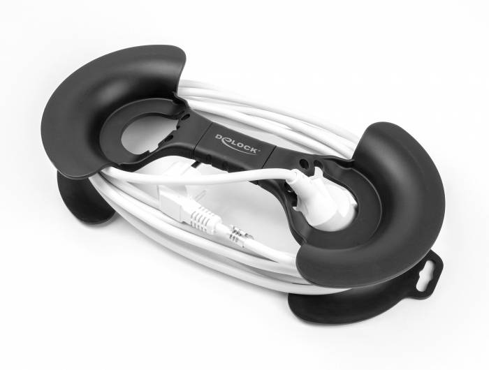 Delock 18435 Kabelhalter 18435 Schwarz 1St.