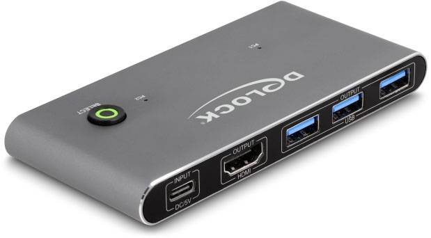 Delock 18647 HDMI-Switch HDMI 7680 x 4320 Pixel