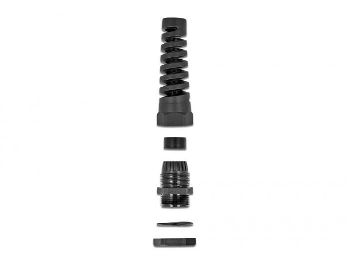 Delock 60343 Kunststoff Schwarz 1St.