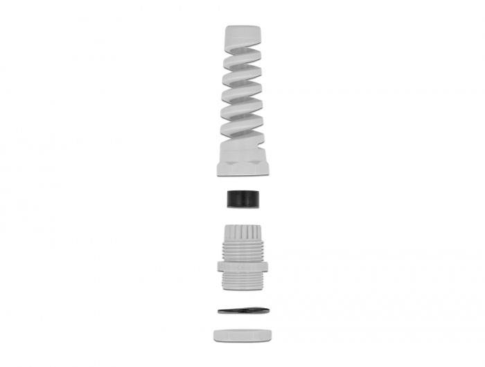 Delock 60346 Kunststoff Grau 1St.