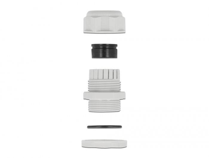 Delock 60366 Kunststoff Grau 1St.