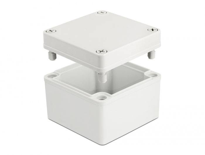 Delock 60397 Installations-Gehäuse 100 x 75 x 100 Grau 1 St. Box