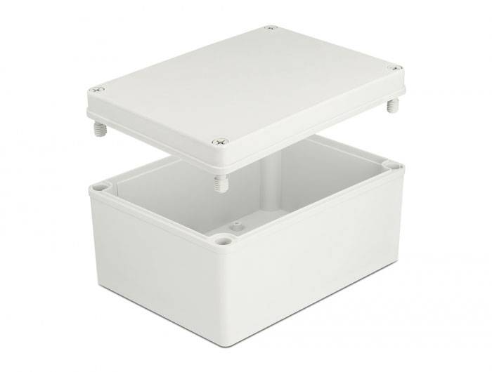 Delock 60445 Installations-Gehäuse 200 x 100 x 150 Grau 1 St. Box