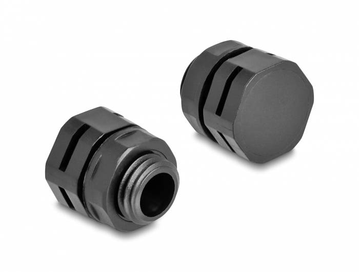 Delock 60479 60479 Druckausgleichselement M12 Polyamid Schwarz 1St.