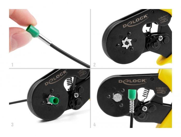 Delock 90561 90561 Crimpzange Aderendhülsen