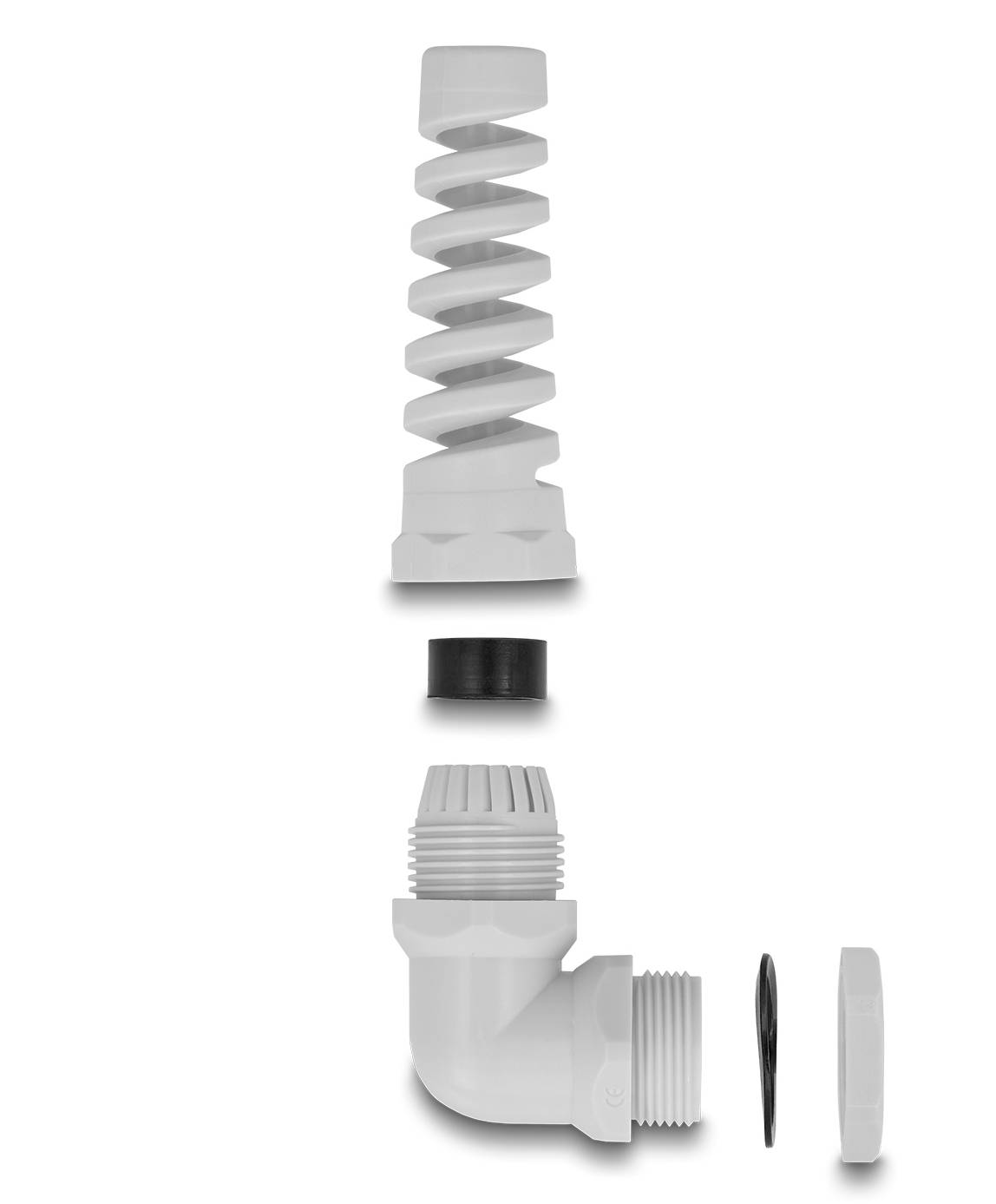 Delock 60588 Kunststoff Grau 1St.