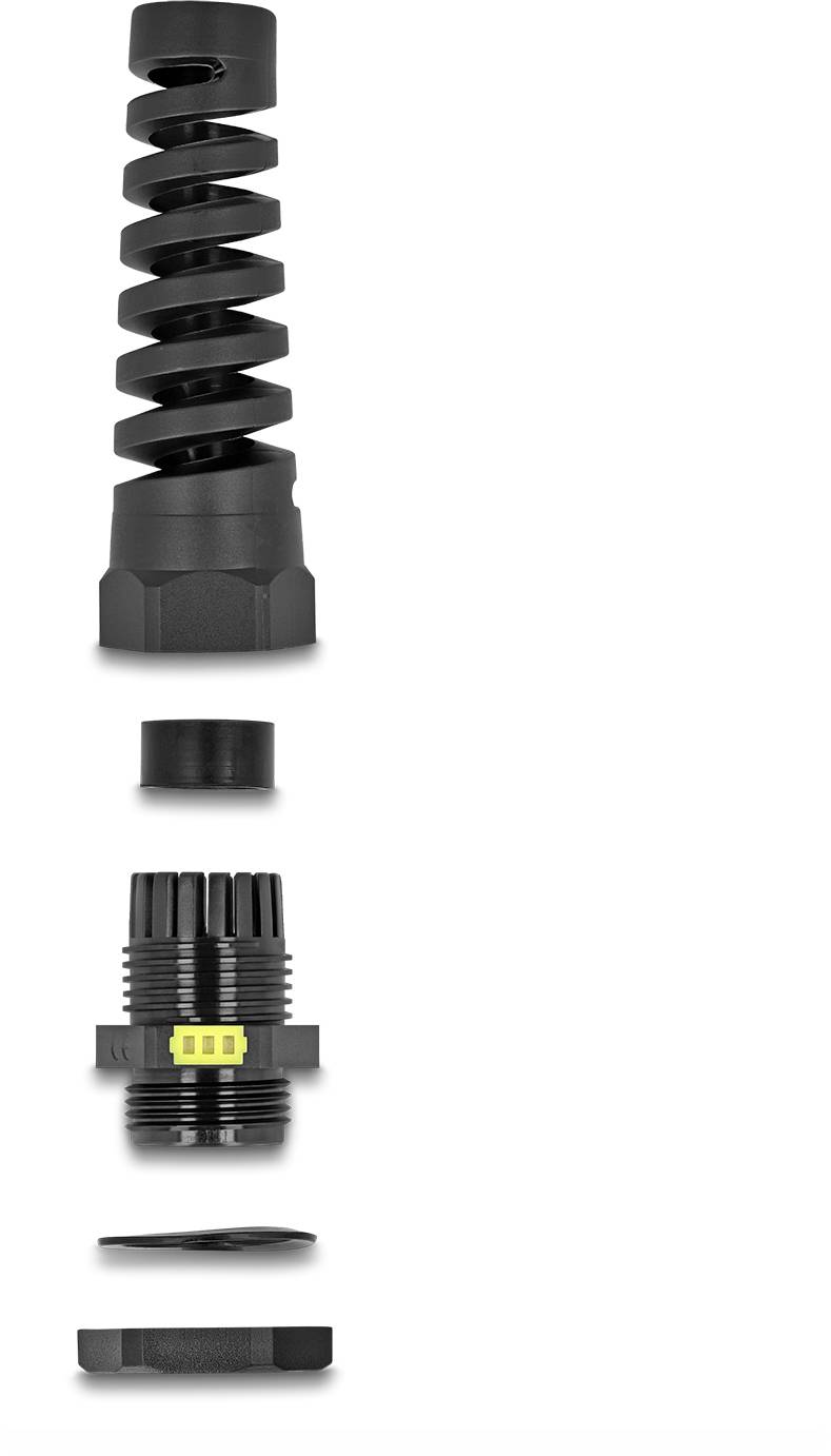 Delock 60625 Kunststoff Schwarz 1St.