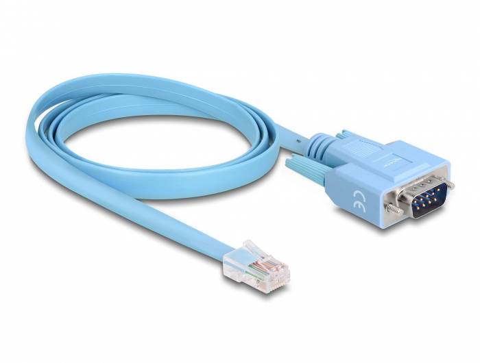 Delock 63353 RJ45 / VGA Adapter [1x RJ45-Stecker - 1x D-SUB-Stecker 15pol.] Blau 1.00m