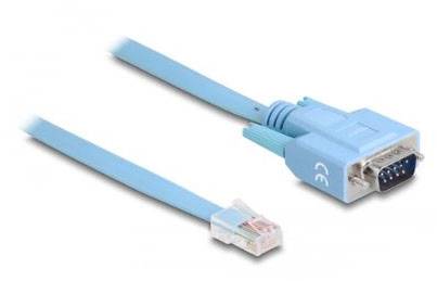 Delock 63353 RJ45 / VGA Adapter [1x RJ45-Stecker - 1x D-SUB-Stecker 15pol.] Blau 1.00m