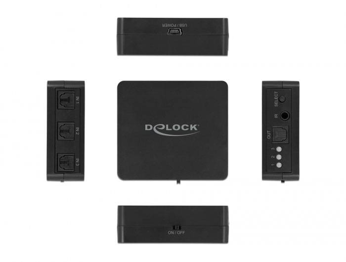 Delock 63395 Toslink-Switch