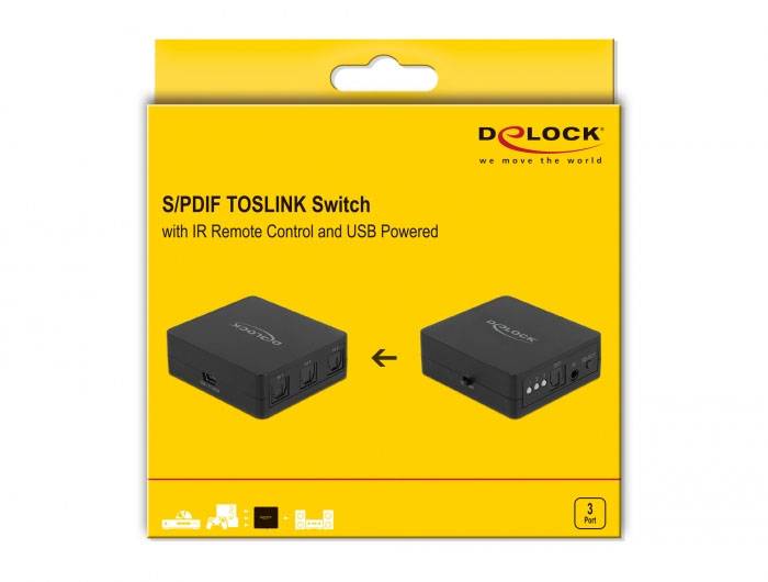 Delock 63395 Toslink-Switch