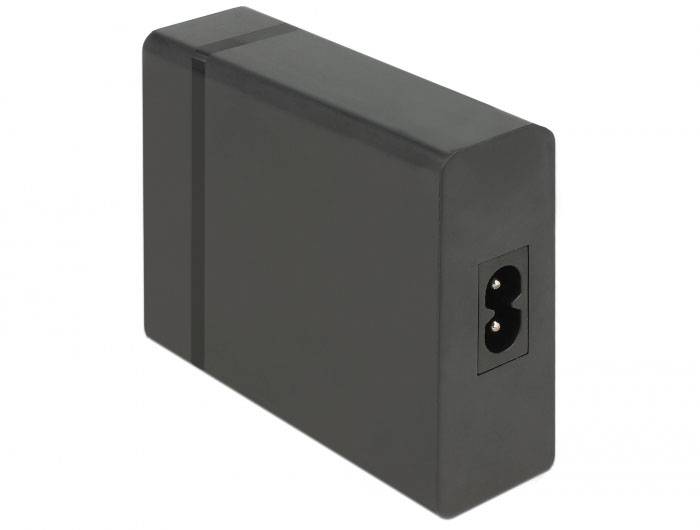 Delock 63974 USB Ladegerät 60W USB-C®, USB-A USB PD Schwarz Steckdose USB Power Delivery (USB-PD), Überstromschutz