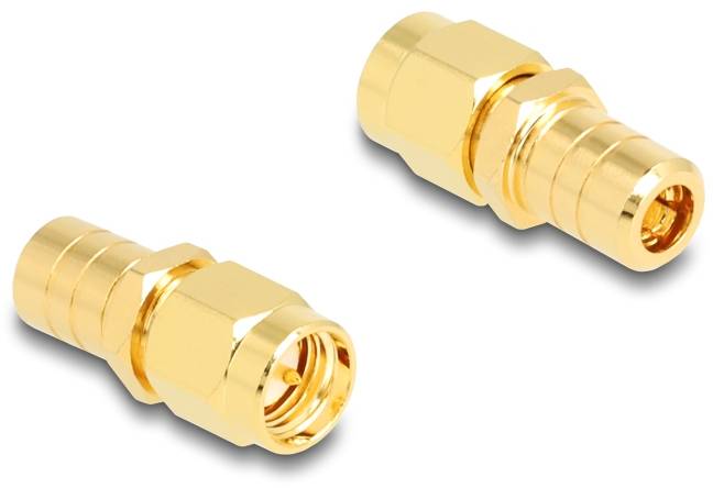 Delock 90205 90205 SMA-Adapter SMA-Stecker - SMB-Stecker 1St.