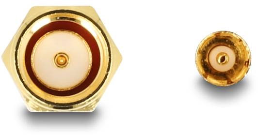 Delock 90205 90205 SMA-Adapter SMA-Stecker - SMB-Stecker 1St.