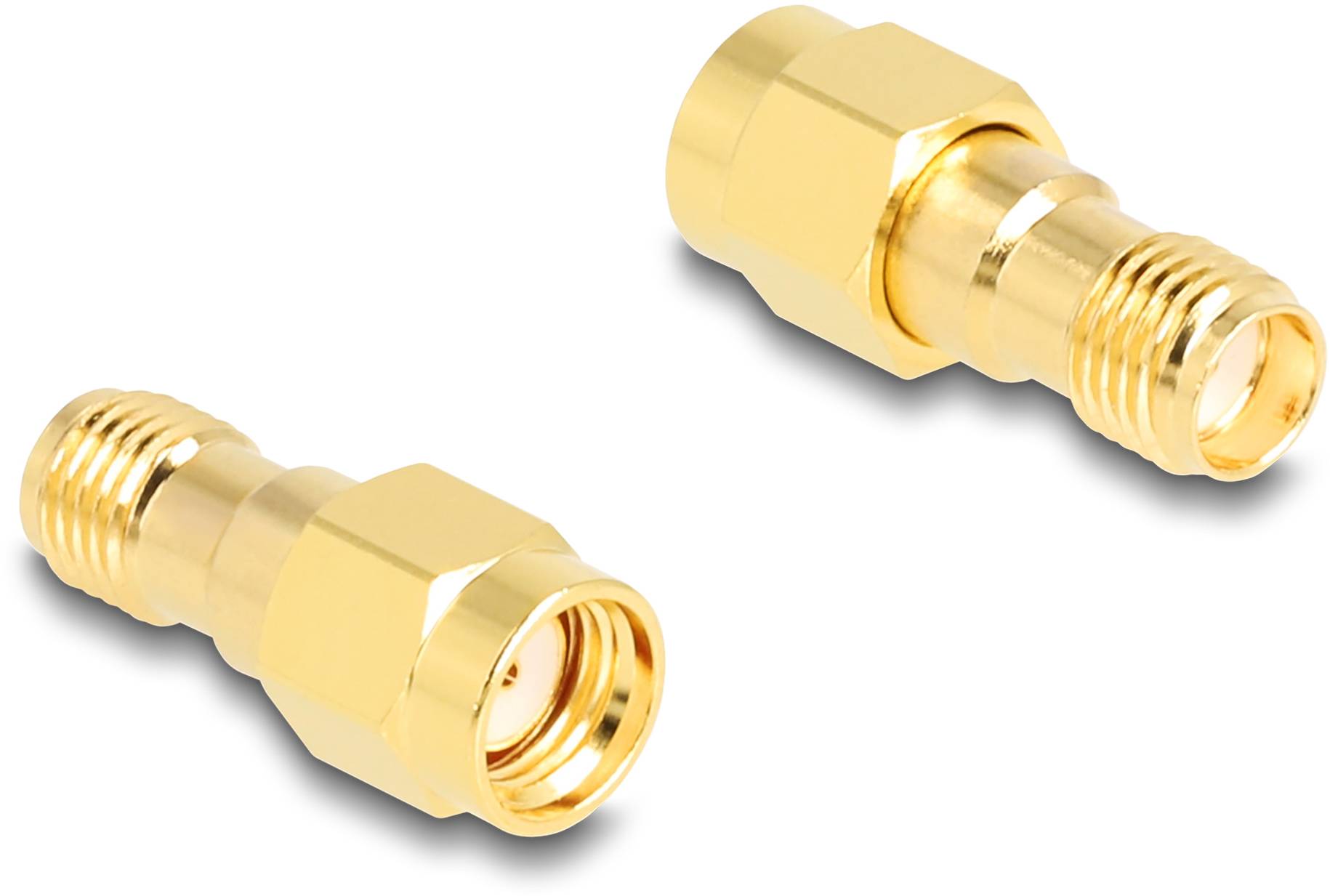 Delock 90203 90203 HF-Adapter RPSMA-Stecker - SMA-Buchse 1St.