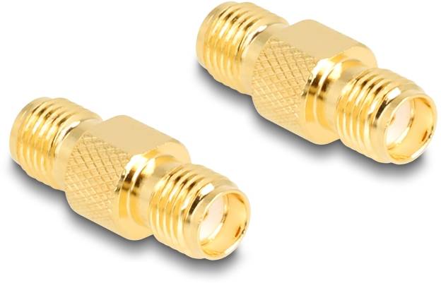 Delock 90196 90196 SMA-Adapter SMA-Buchse - SMA-Buchse 1St.