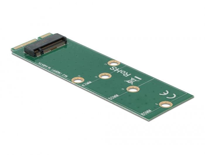 Delock Seriell Adapter [1x M.2 Key B-Buchse - 1x mSATA-Stecker]