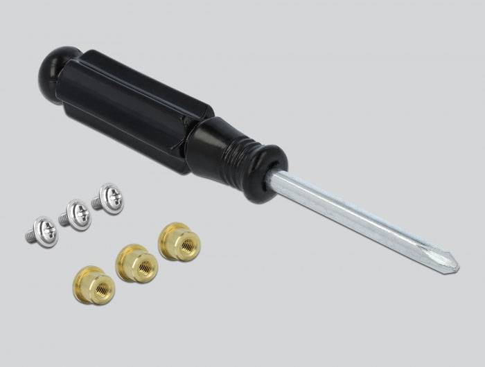 Delock Seriell Adapter [1x M.2 Key B-Buchse - 1x mSATA-Stecker]