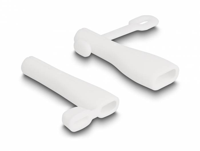 Delock Staubschutz für USB Typ-A Stecker und USB Type-C™ Stecker Set 2 Stück weiß 64206 64206 Inhalt: 1St.