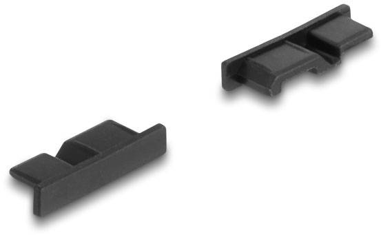 Delock Staubschutz für USB 3.0 Typ Micro-B Buchse ohne Griff 10 Stück schwarz 64243 64243 Inhalt: 1St.