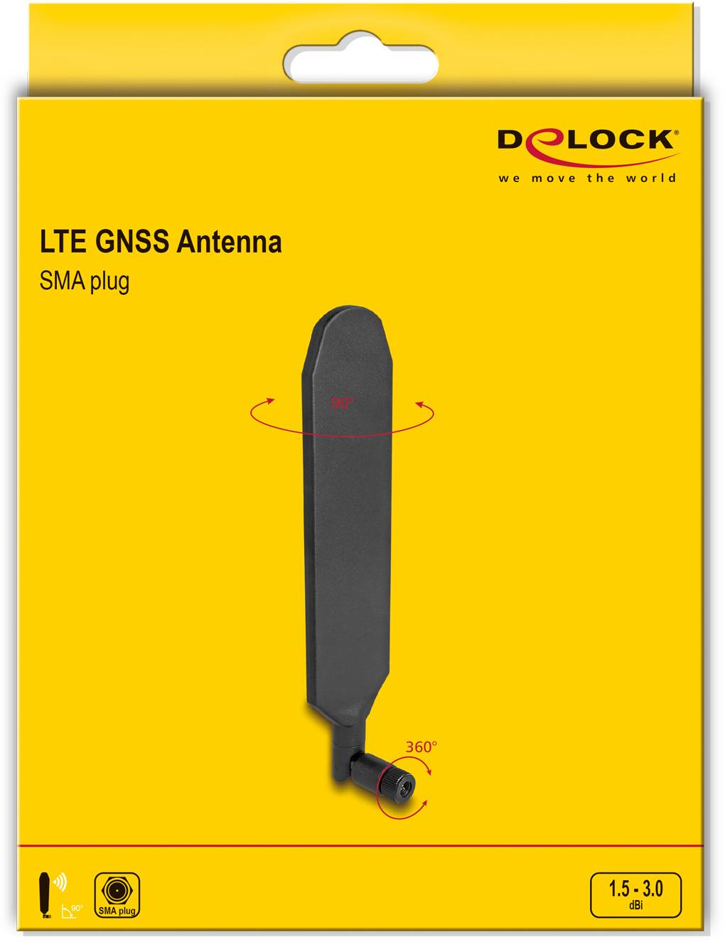 Delock 90103 90103 LTE-Antenne 3 dBi 2.4GHz