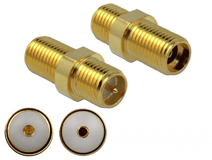 Delock 89992 89992 SMA-Adapter SMA-Buchse - RPSMA-Buchse 1St.