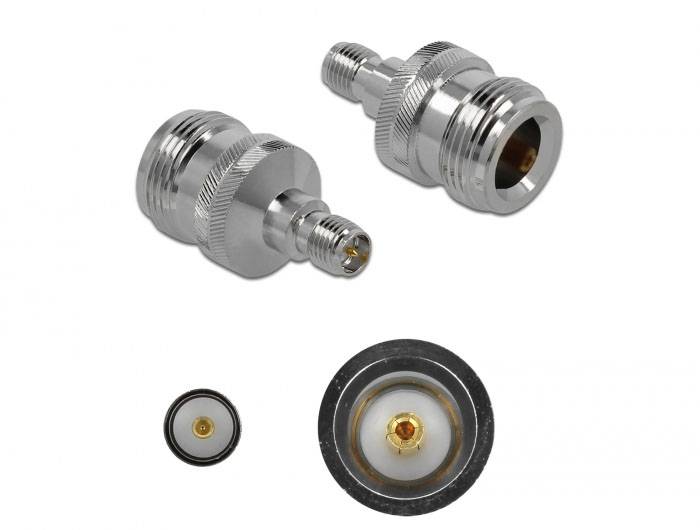 Delock 89987 89987 N-Adapter N-Buchse - RPSMA-Buchse 1St.