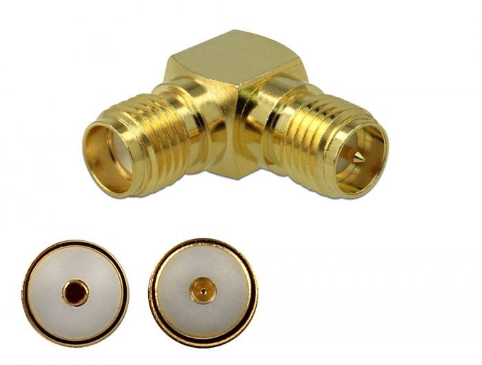 Delock 89965 89965 SMA-Adapter SMA-Buchse - RPSMA-Buchse 1St.
