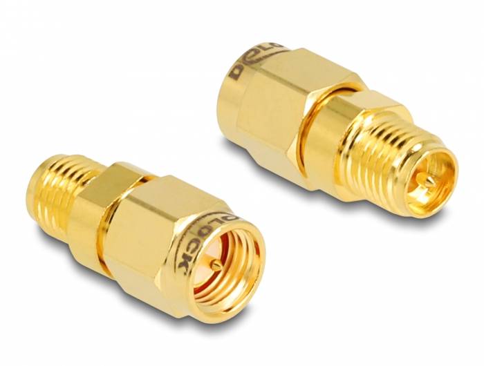 Delock 89839 89839 HF-Adapter RPSMA-Buchse - SMA-Stecker 1St.