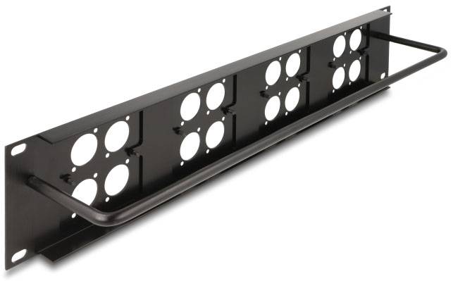 Delock 88195 Patch-Panel 2 HE Schwarz