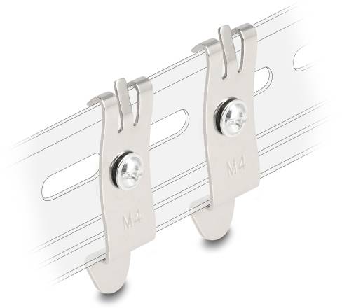 Delock 88142 Adapter Schraubbefestigung Unbestückt Grau