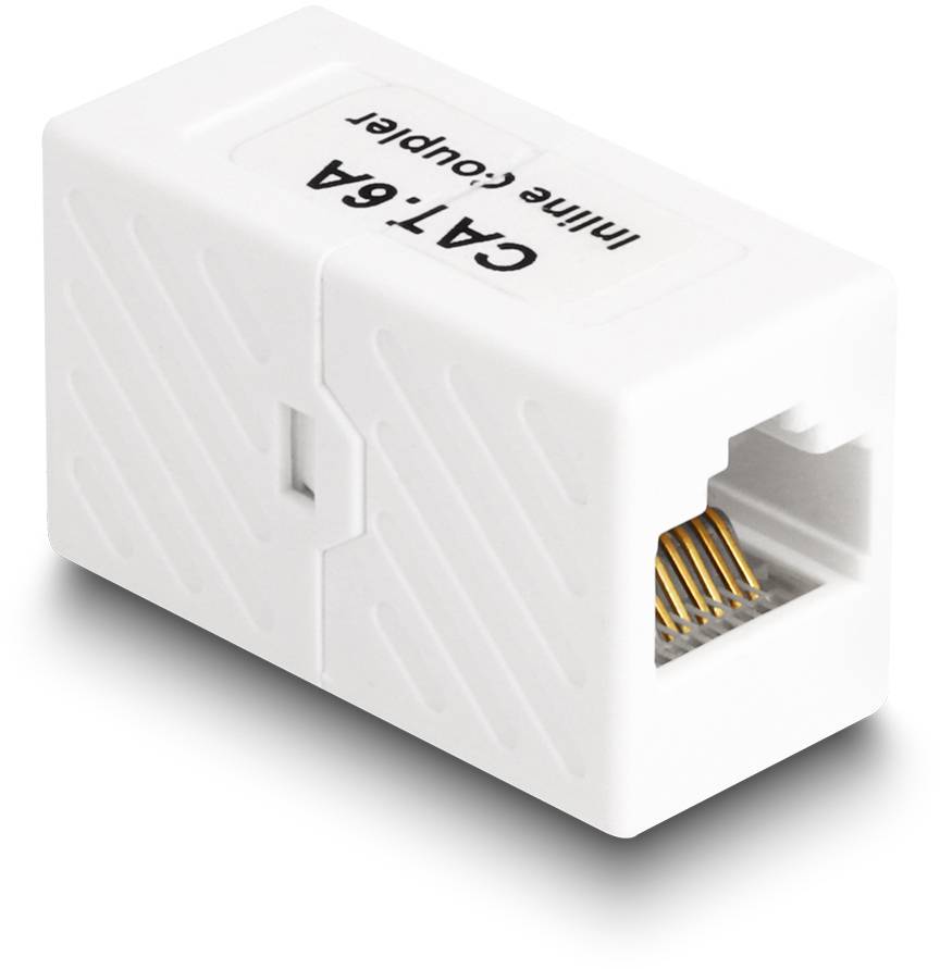 Delock RJ45 Netzwerk Adapter [1x RJ45-Buchse - 1x RJ45-Buchse] Weiß