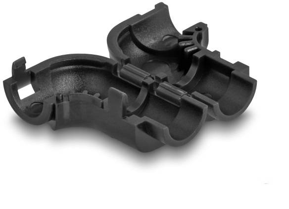 Delock Anwickelclip 88127 Schwarz 8St.