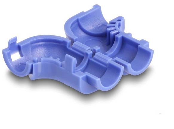 Delock Anwickelclip 88122 Blau 8St.