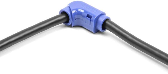 Delock Anwickelclip 88122 Blau 8St.