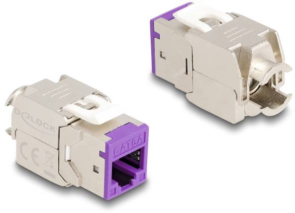 Delock 88121 RJ45-Einbaumodul Keystone CAT 6a 1St.