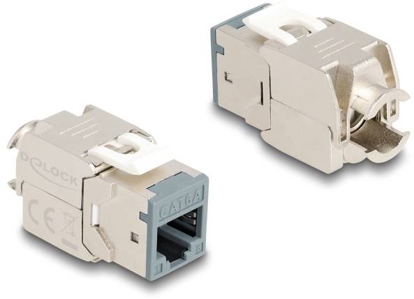 Delock 88120 RJ45-Einbaumodul Keystone CAT 6a 1St.