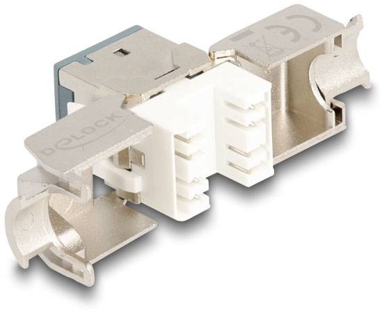 Delock 88120 RJ45-Einbaumodul Keystone CAT 6a 1St.