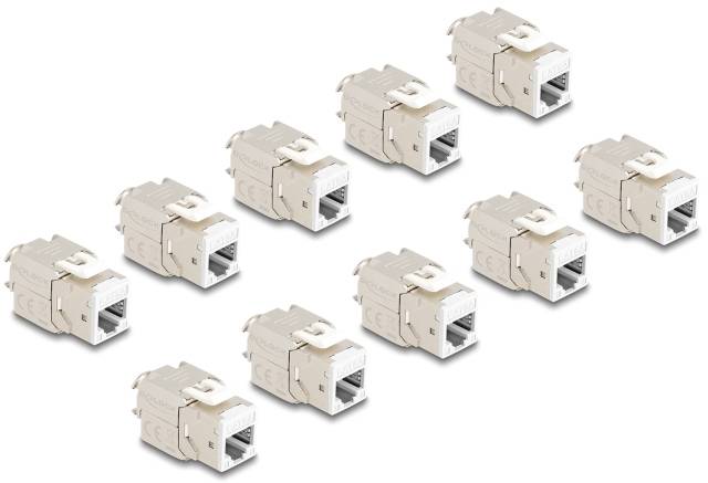 Delock 88119 RJ45-Einbaumodul Keystone CAT 6a 1St.