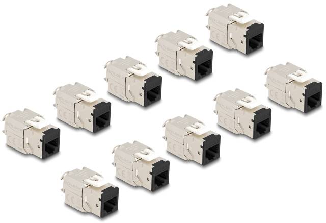 Delock 88118 RJ45-Einbaumodul Keystone CAT 6a 1St.