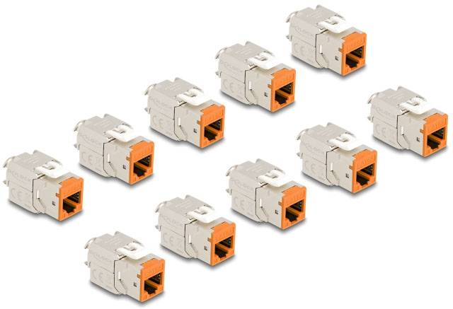 Delock 88117 RJ45-Einbaumodul Keystone CAT 6a 1St.