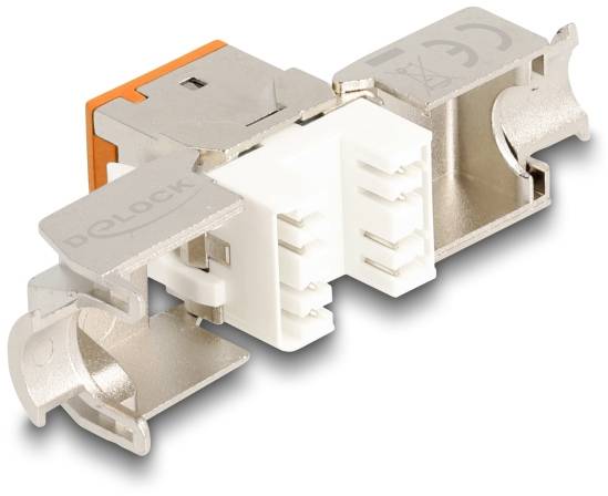 Delock 88117 RJ45-Einbaumodul Keystone CAT 6a 1St.