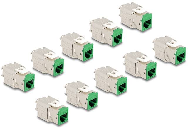 Delock 88116 RJ45-Einbaumodul Keystone CAT 6a 1St.