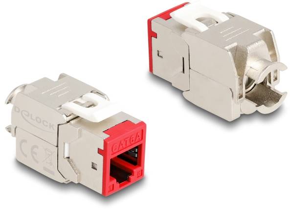 Delock 88115 RJ45-Einbaumodul Keystone CAT 6a 1St.