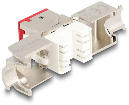 Delock 88115 RJ45-Einbaumodul Keystone CAT 6a 1St.